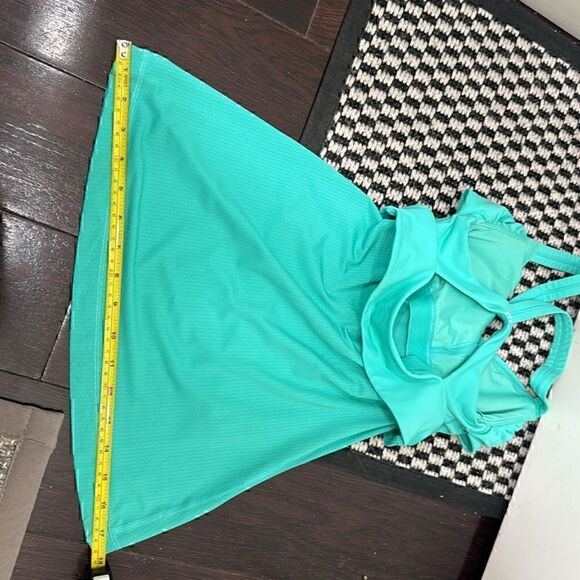 Lululemon Turquoise Wrap it Up Tank Top Size 4 - Picture 11 of 11